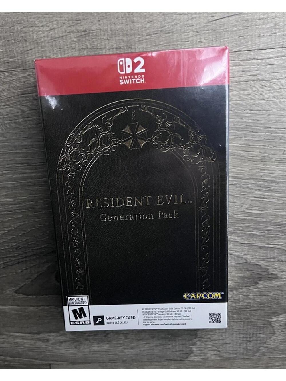 Resident Evil Generation Pack 30th Anniversary Nintendo Switch 2 **IN HAND** NEW